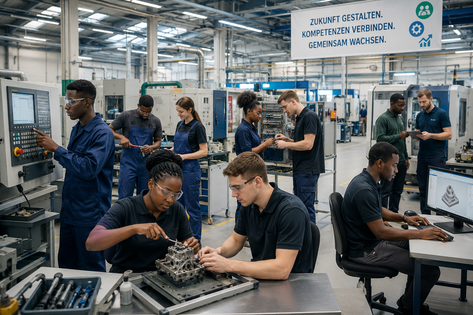 Successful apprentices in Germany