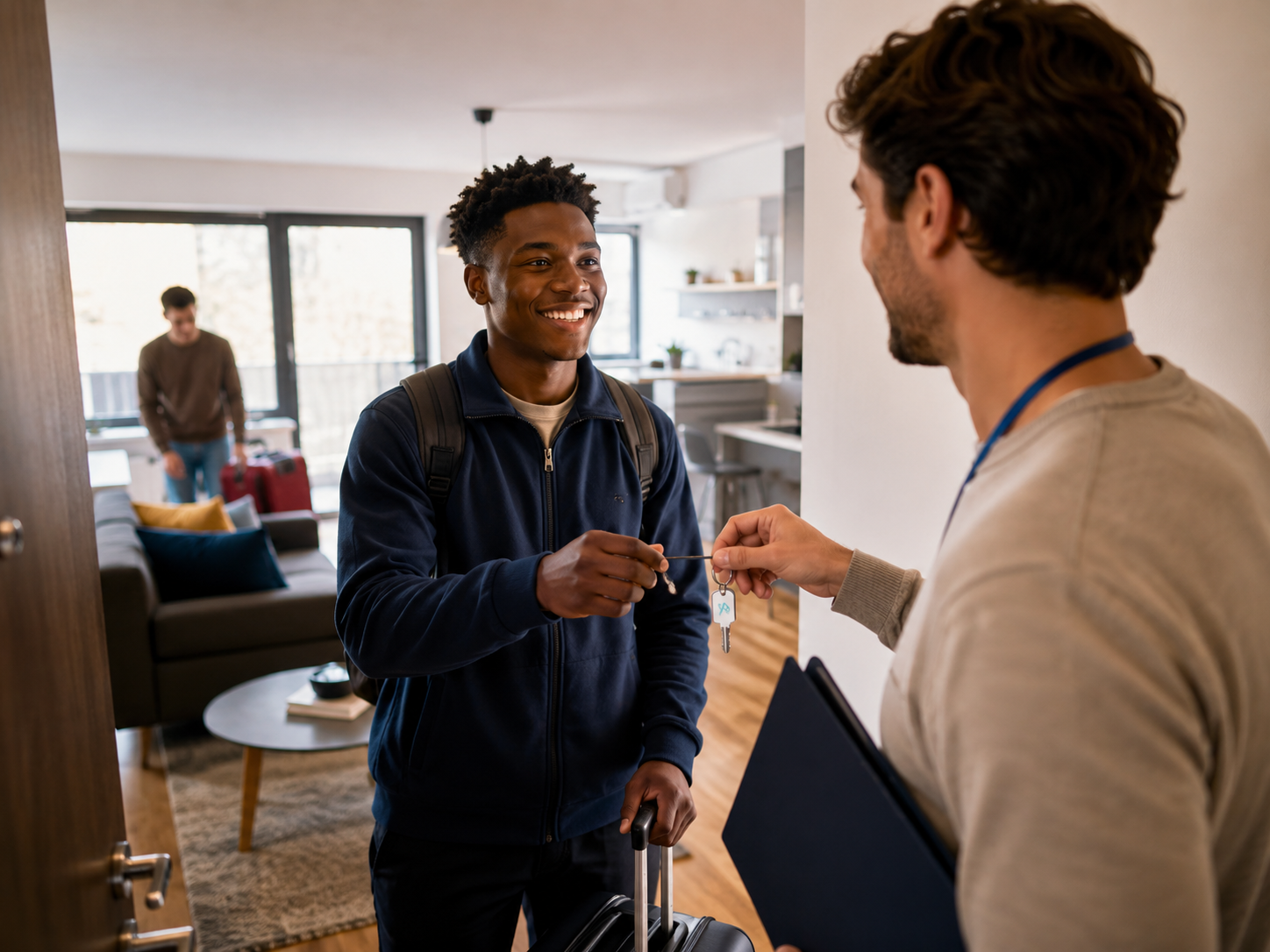 Arrival and accommodation in Germany